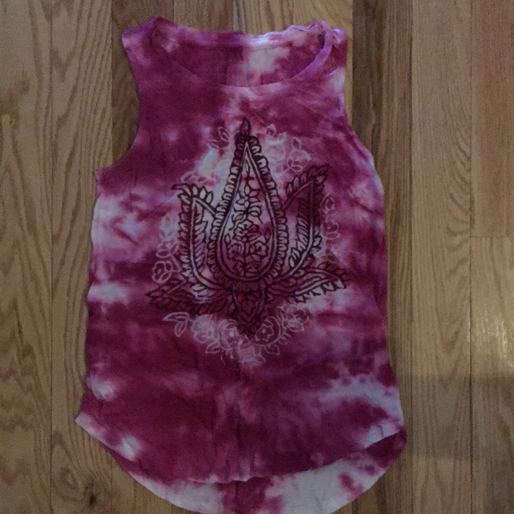 Tie Die muscle Lucky Brand tank top